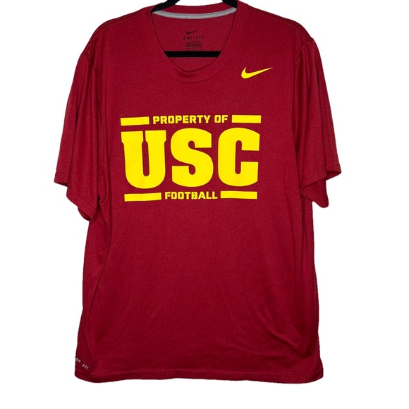Nike USC Football Tee Mens Size XL - Picture 1 of 3